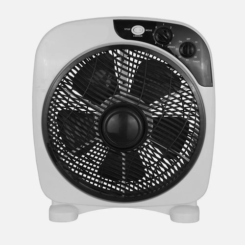 Abrila BORJA Blanco / Negro - Ventilador de Sobremesa 220-240 V