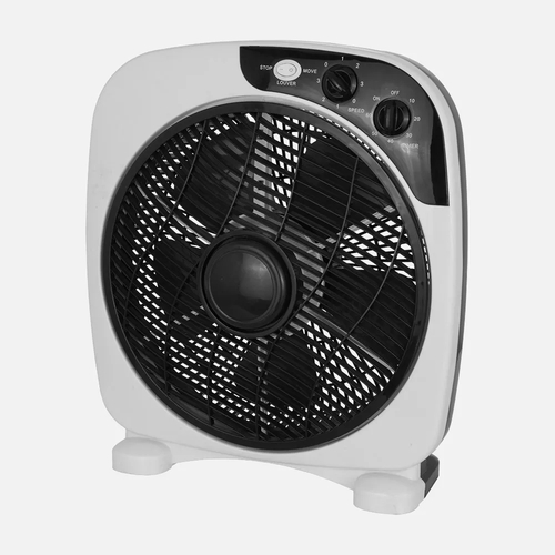 Abrila BORJA Blanco / Negro - Ventilador de Sobremesa 220-240 V