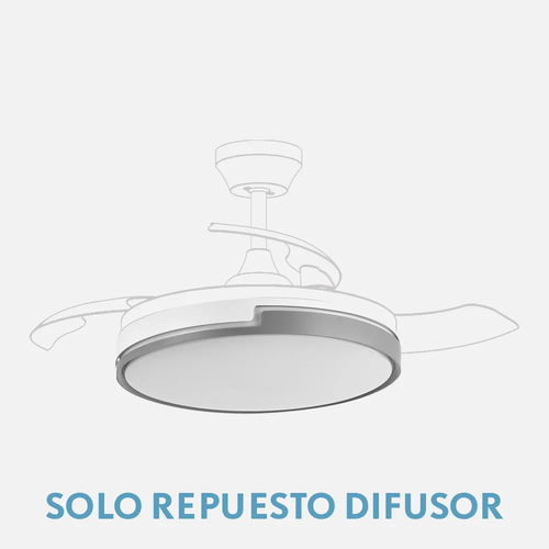 ABRILA OLIMPIA Blanco/Gris - Accesorio Difusor Ventilador