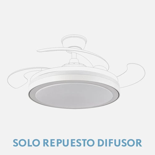 ABRILA ESPARTA Blanco - Accesorio Difusor Ventilador Grande