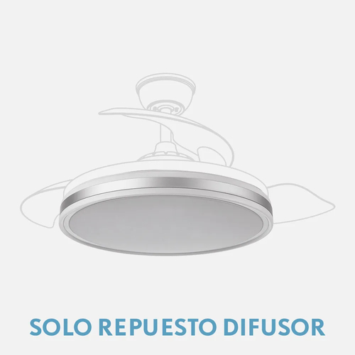 ABRILA Bayomo Niquel - Accesorio Difusor Ventilador