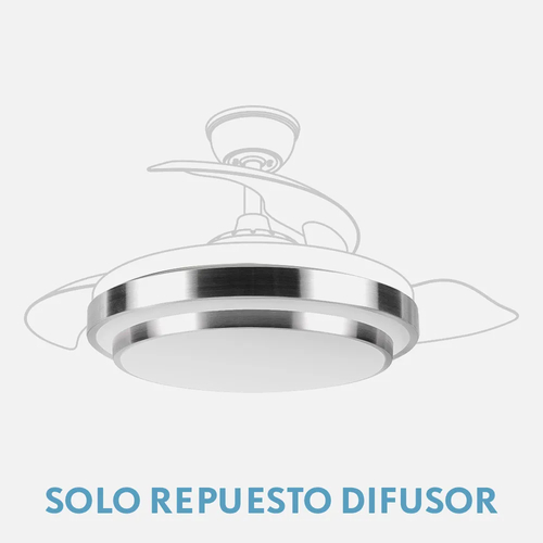 ABRILA IBE Niquel - Accesorio Difusor Ventilador