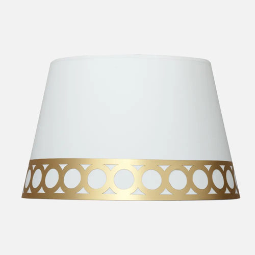Abrila Dalia Blanco / Oro - Pantalla 40 cm