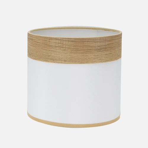 Abrila CLOE Blanco/Madera Clara - Pantalla 17 cm