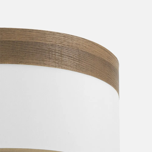 Abrila CLOE Blanco/Madera Oscura - Pantalla 16 cm