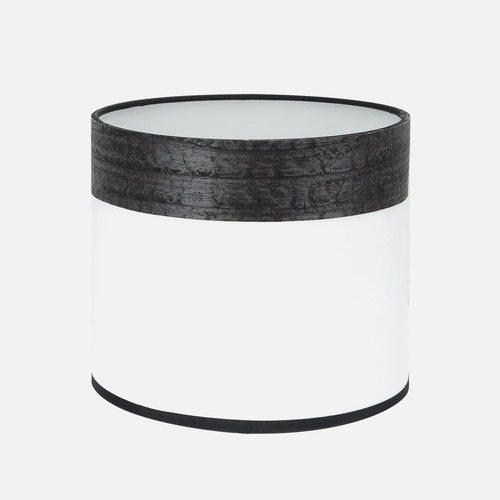 Abrila CLOE Blanco/Madera Negra - Pantalla 17 cm