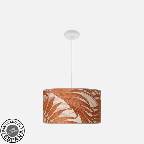 Abrila MODA Blanco/Caldera - Colgante Moderno 2xE27 40 cm