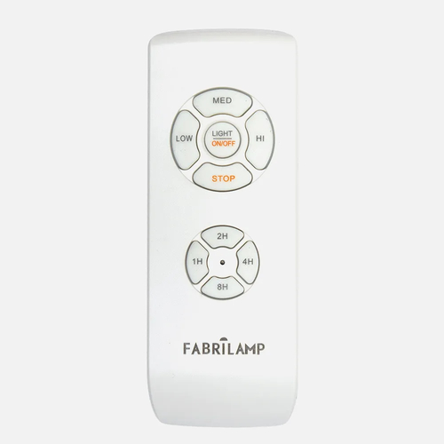 Abrila Ventilador Blanco - Mando a distancia Temporizador 3 Velocidades