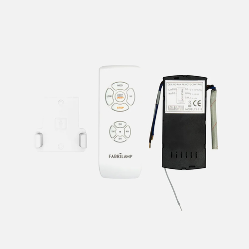 Abrila Ventilador Blanco - Mando a distancia Temporizador 3 Velocidades