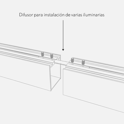 Abrila LINEX Opaco - Regleta