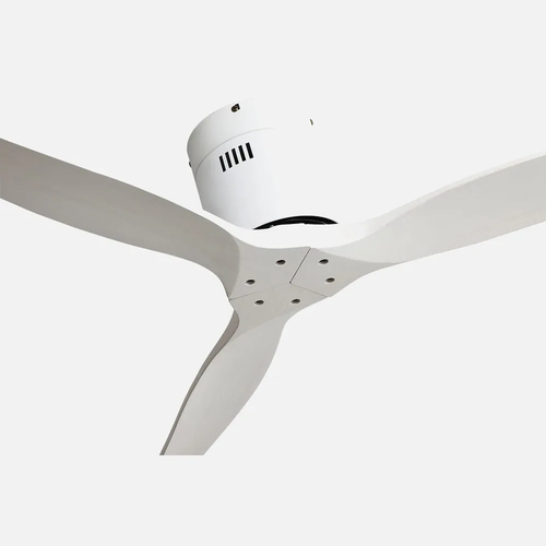 ABRILA Aguilón Blanco - Ventilador de Techo Aspas Normales sin Luz 220-240 V