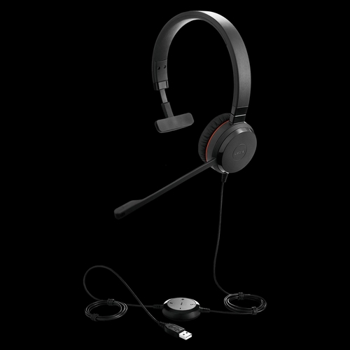 jabra EVOLVE 20SE MS Negro - Auricular de Diadema Con Cable