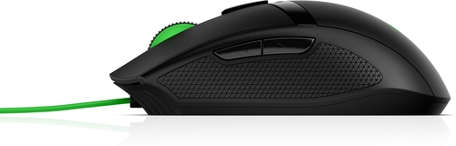 HP PAVILION 300 Negro-Verde - Ratón 5000 DPI