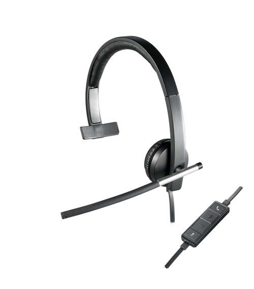 LOGITECH H650E Negro - Auricular de Diadema Con Cable