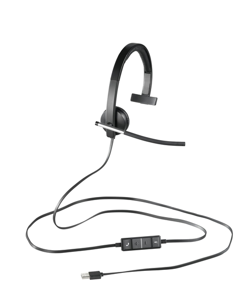 LOGITECH H650E Negro - Auricular de Diadema Con Cable