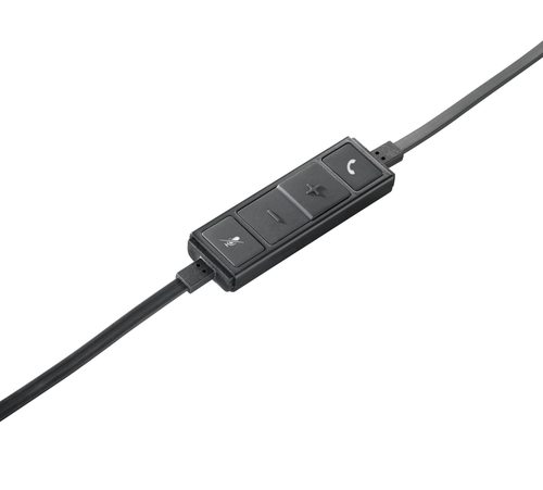 LOGITECH H650E Negro - Auricular de Diadema Con Cable