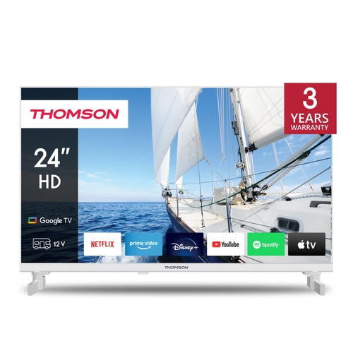 THOMSON 24HG2S14CW Blanco - TV 24" HD Smart TV