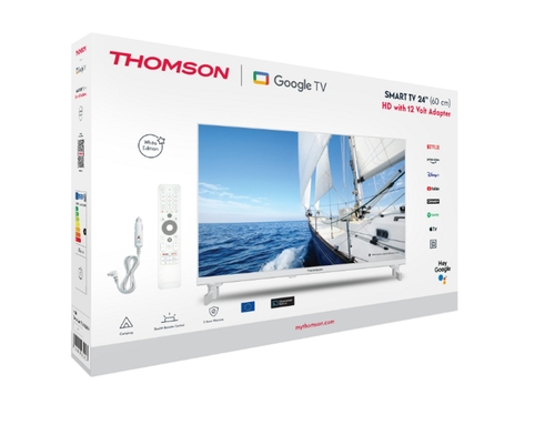 THOMSON 24HG2S14CW Blanco - TV 24" HD Smart TV
