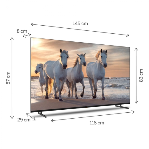 THOMSON 65UA5S13 Negro - TV 65" 4K UHD Smart TV
