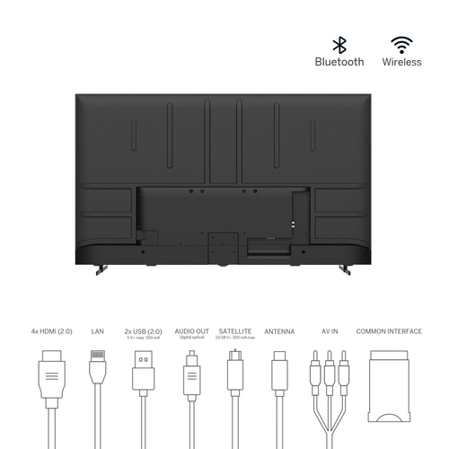 THOMSON 65UA5S13 Negro - TV 65" 4K UHD Smart TV