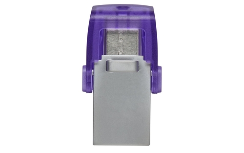 KINGSTON MICRODUO 3C 128GB - Pendrive Morado