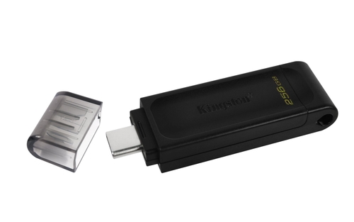 KINGSTON DATATRAVELER DT70 256GB - Pendrive Negro