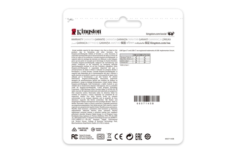 KINGSTON DATATRAVELER DT70 256GB - Pendrive Negro