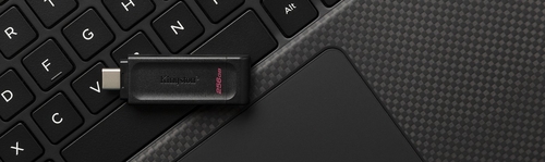 KINGSTON DATATRAVELER DT70 256GB - Pendrive Negro