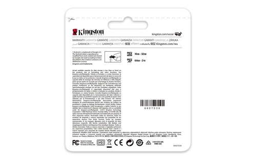 KINGSTON SDCG3 256GB Negro - Tarjeta de Memoria + Adaptador