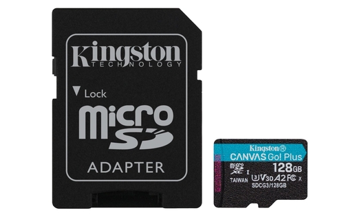 KINGSTON SDCG3 128GB Negro - Tarjeta de Memoria + Adaptador