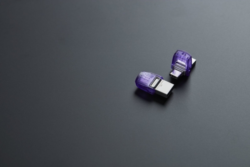 KINGSTON MICRODUO 3C 256GB - Pendrive Morado