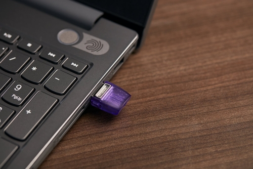 KINGSTON MICRODUO 3C 256GB - Pendrive Morado