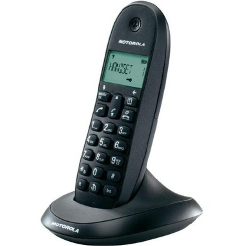MOTOROLA C1001LB+ Negro - Teléfono fijo Inalámbrico