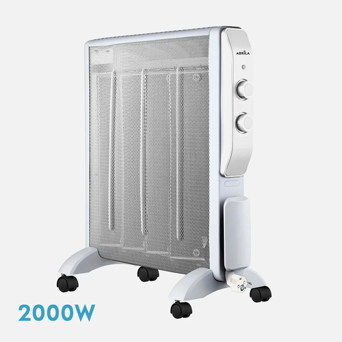 Abrila ABRIGO Blanco / Plata - Radiador de Mica 2000 W