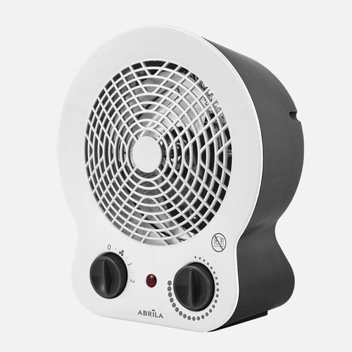 Abrila CREMONA Blanco / Negro - Calefactor Eléctrico 2000 W