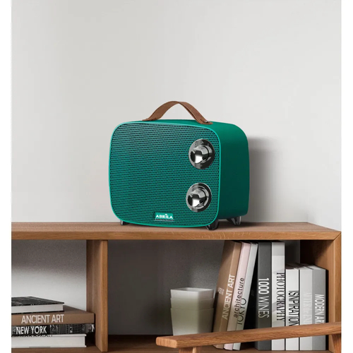Abrila CORCEGA Verde/Cromo - Calefactor Cerámico 1500 W