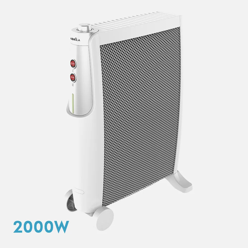Abrila IMPERIAL Blanco / Plata - Radiador de Mica 2000 W