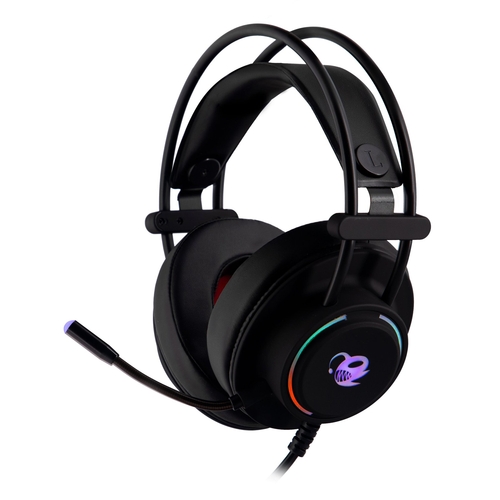 COOLBOX DG-AUR-01 DeepLighting Negro - Auricular de Diadema Con Cable