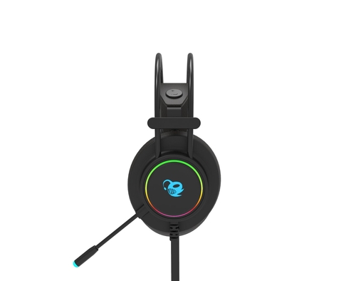 COOLBOX DG-AUR-01 DeepLighting Negro - Auricular de Diadema Con Cable