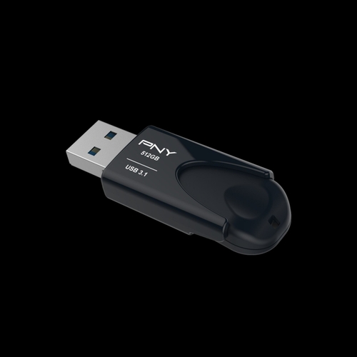 PNY ATTACHE 4 512GB - Pendrive Negro