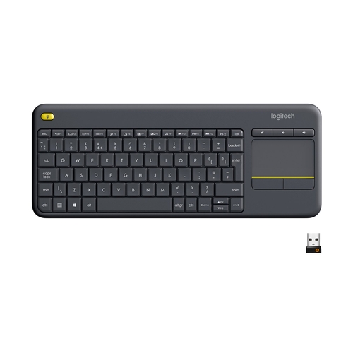 LOGITECH K400 PLUS Negro - Teclado 