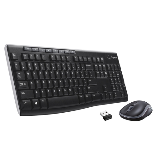 LOGITECH MK-270 Negro - Teclado + Ratón Inalámbrico