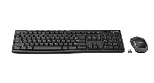 LOGITECH MK-270 Negro - Teclado + Ratón Inalámbrico