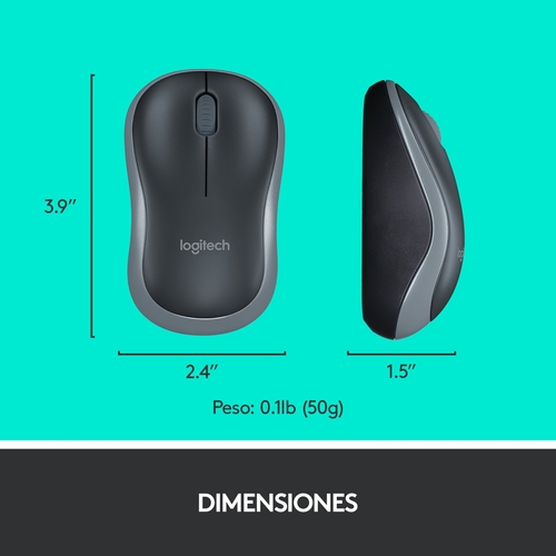 LOGITECH MK-270 Negro - Teclado + Ratón Inalámbrico