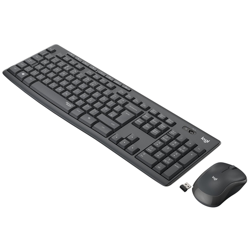 LOGITECH MK-295 Negro - Teclado + Ratón Inalámbrico