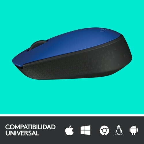 LOGITECH M171 Azul - Ratón Inalámbrico