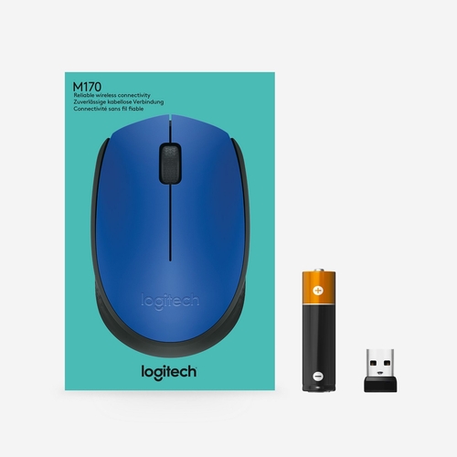 LOGITECH M171 Azul - Ratón Inalámbrico
