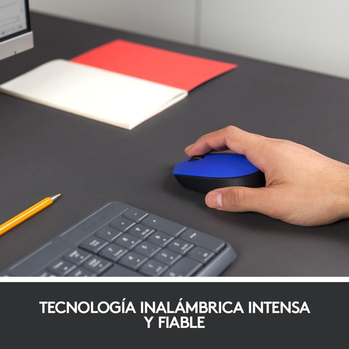 LOGITECH M171 Azul - Ratón Inalámbrico