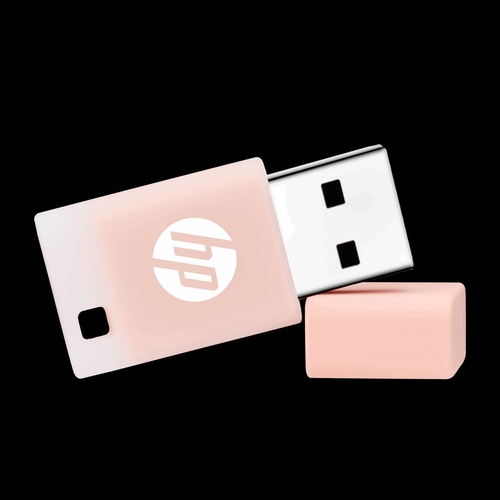 HP X768K Beige-Rosa - Pendrive 64GB