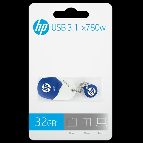 HP 780B Azul-Blanco - Pendrive 32GB